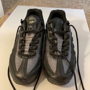 Women’s Sparkly Black Nike Air Maxes